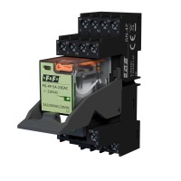 Інтерфейсне реле F&F GPK‑4P‑230AC‑BL в комплекті з роз'ємом