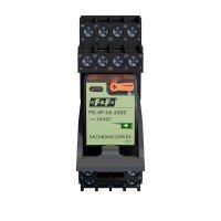 Інтерфейсне реле F&F GPK‑4P‑24DC‑BL в комплекті з роз'ємом