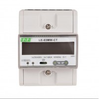 Лічильник електроенергії LE-03MW-CT, 3-фазний, Modbus RTU, трансформаторного підключення