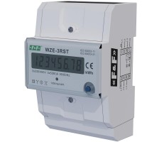 Трифазний лічильник електроенергії F&F WZE-3RST, 80A
