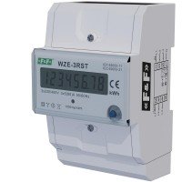 Трифазний лічильник електроенергії F&F WZE-3RST, 80A