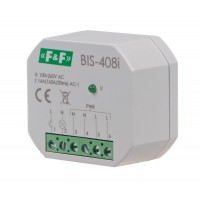 Бістабильне реле BIS-408LED, 16А, захист від пускового струму