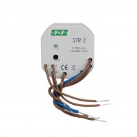 Реле керування ролетами F&F STR-2, 230V AC, однокнопочне
