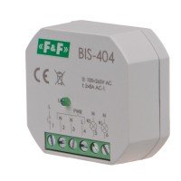 Іпмульсне реле BIS-404, дві секції, 220В, 2х5 А